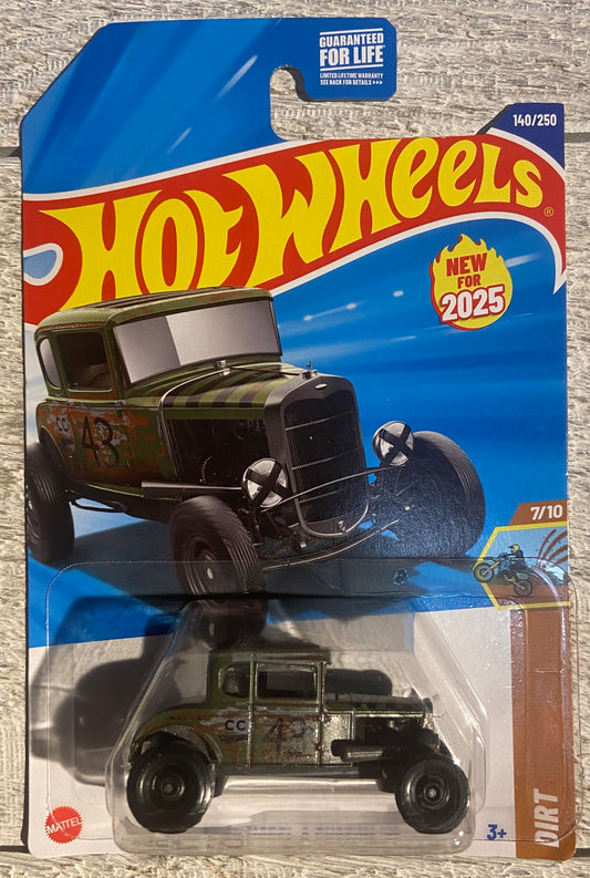 2025 Hot Wheels #140 Ford Model A Custom 31 GRAY