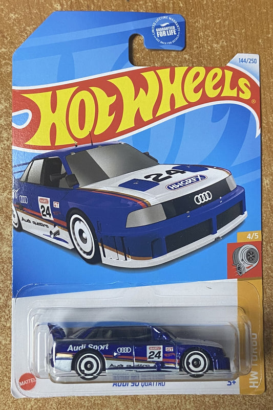 2024 Hot Wheels #144 Audi 90 Quattro BLUE