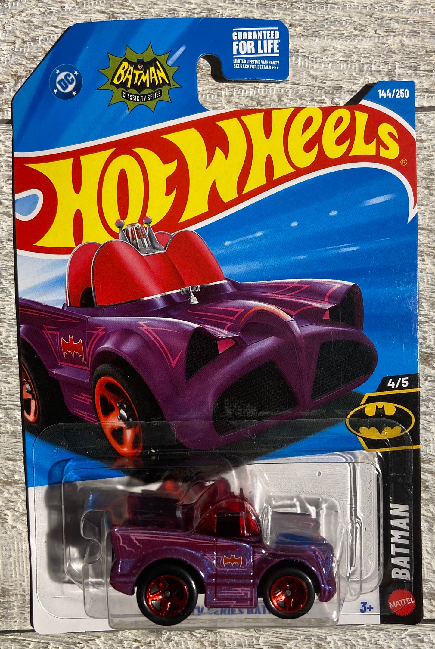 2026 Hot Wheels #144 Classic TV Series Batmobile PURPLE