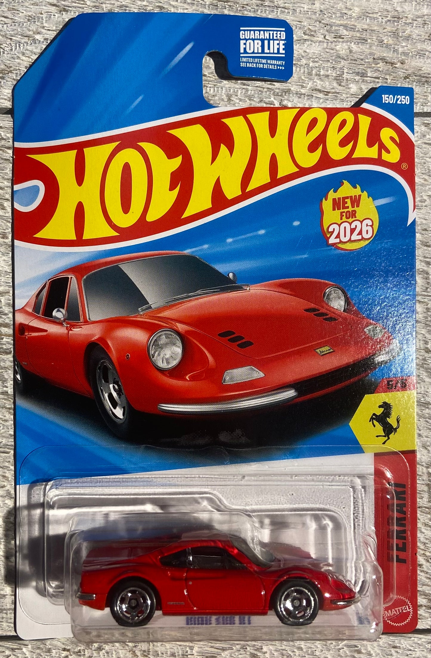 2026 Hot Wheels #150 Dino 206 GT