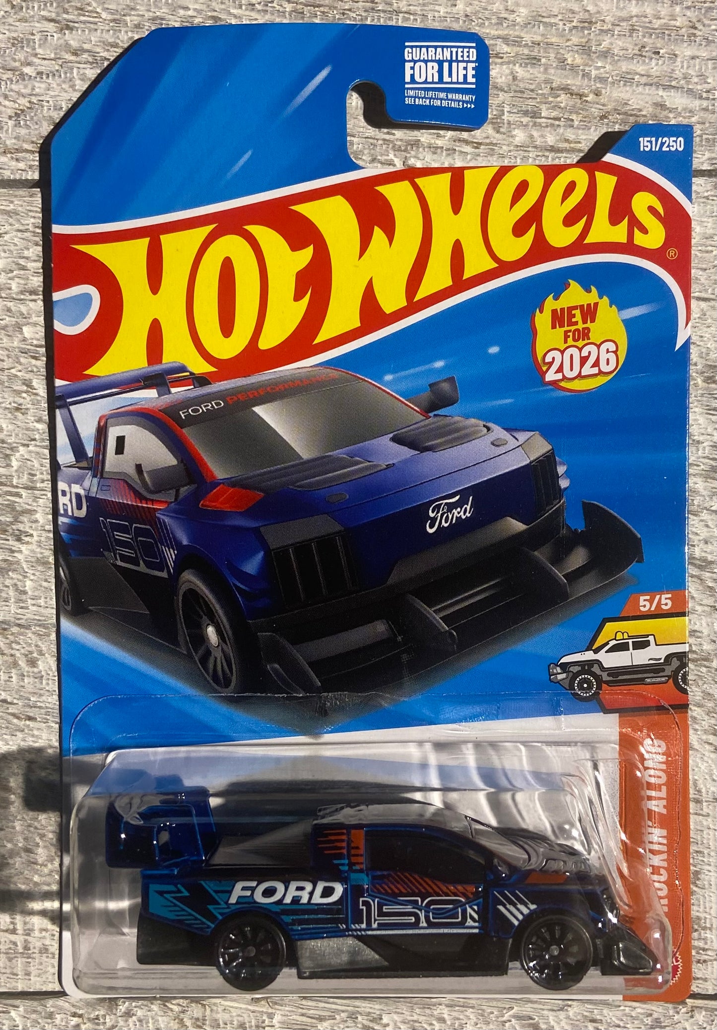 2026 Hot Wheels #151 Ford F-150 Lightning Super Truck BLUE