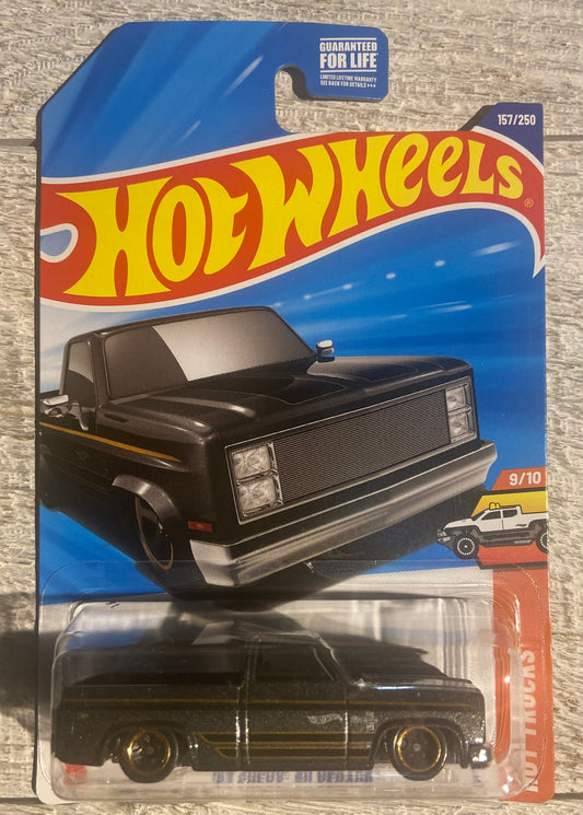 2025 Hot Wheels #157 83 Chevy Silverado BLACK