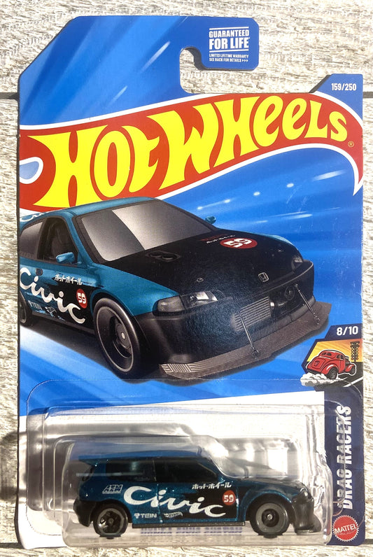 2026 Hot Wheels #159 Honda Civic Custom GREEN