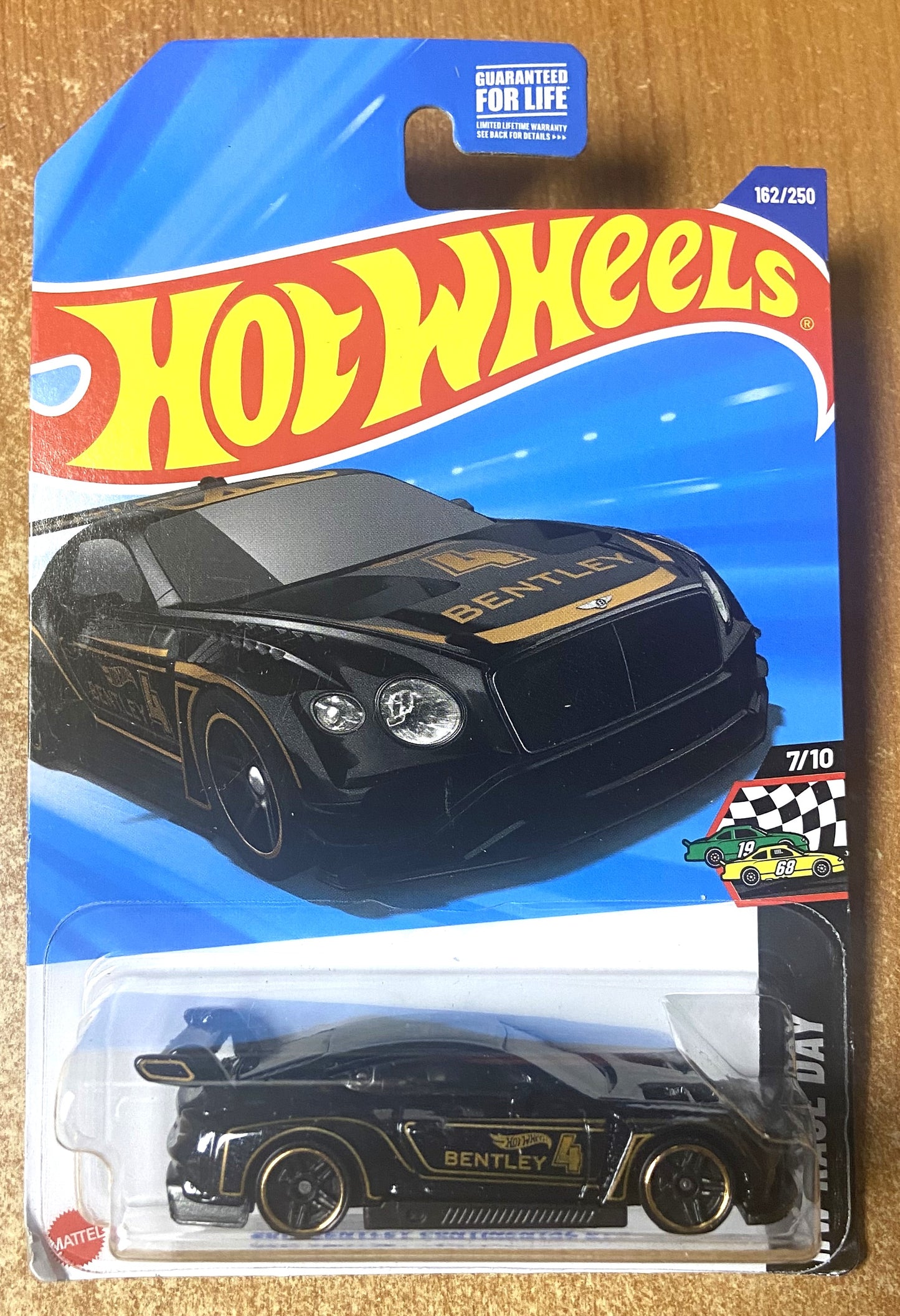 2025 Hot Wheels #162 2018 Bentley Continental FT3 BLACK