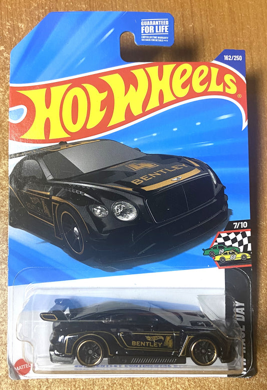 2025 Hot Wheels #162 2018 Bentley Continental FT3 BLACK