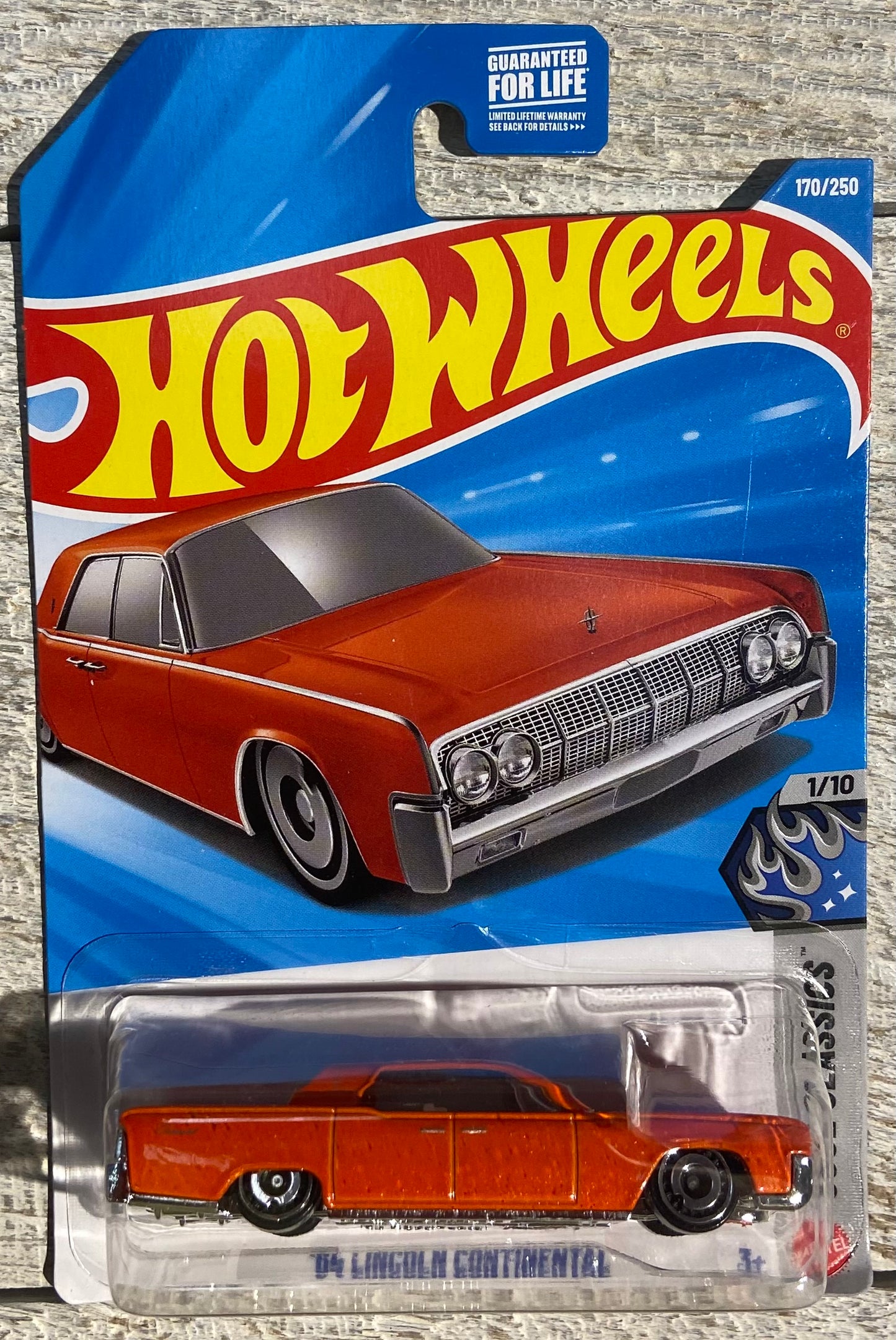 2026 Hot Wheels #170 64 Lincoln Continental ORANGE