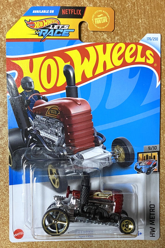 2024 Hot Wheels #176 Dragtor RED