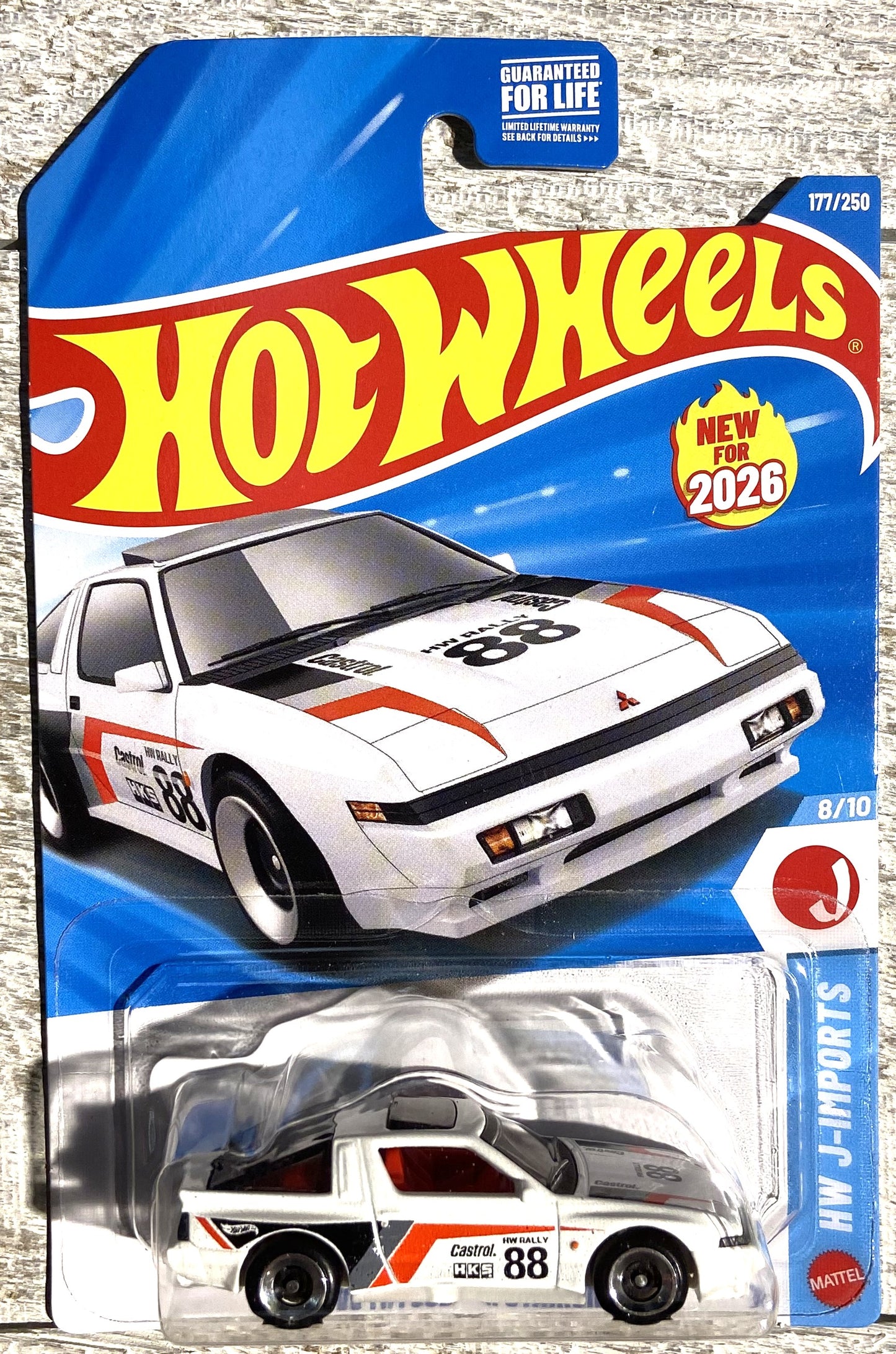 2026 Hot Wheels #177 Mitsubishi Starion WHITE