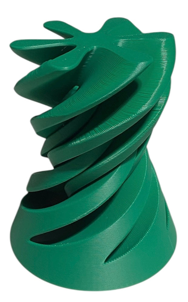 Pass Through Fidget Cone - 2-1/2" x 2" - Mistletoe Green