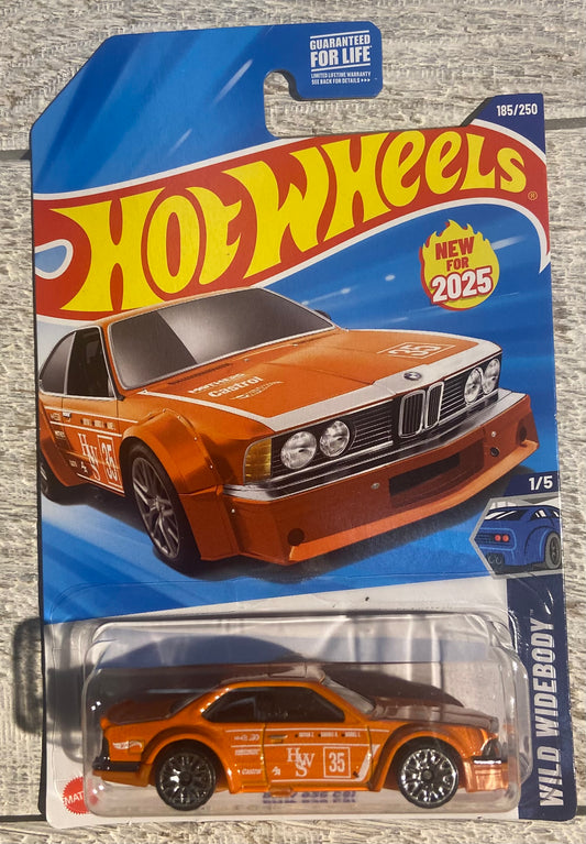 2025 Hot Wheels #185 BMW 635 CSI ORANGE
