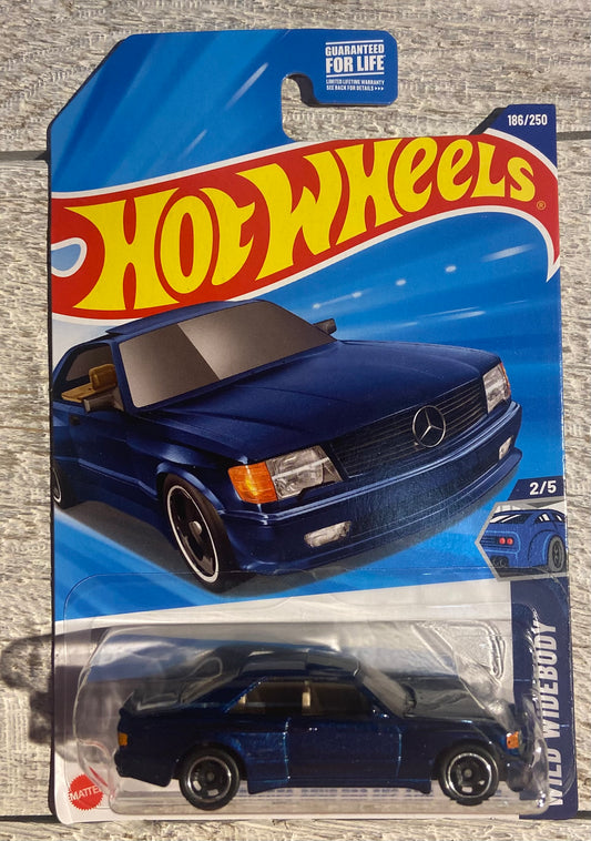 2025 Hot Wheels #186 89 Mercedes Benz 560 SEC AMG BLUE