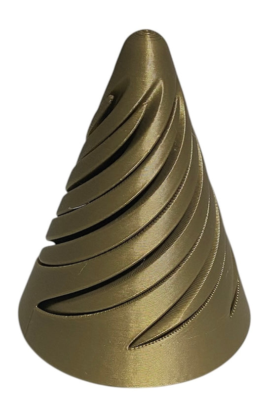 Pass Through Fidget Cone - 3-1/2" x 3" - BRONZE
