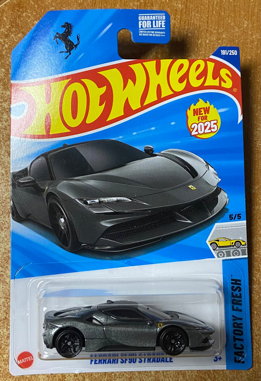 2025 Hot Wheels #191 Ferrari SF9 Stradale GRAY