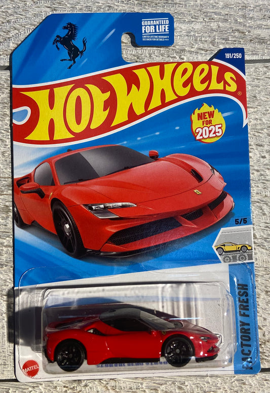 2025 Hot Wheels #191 Ferrari SF9 Stradale RED
