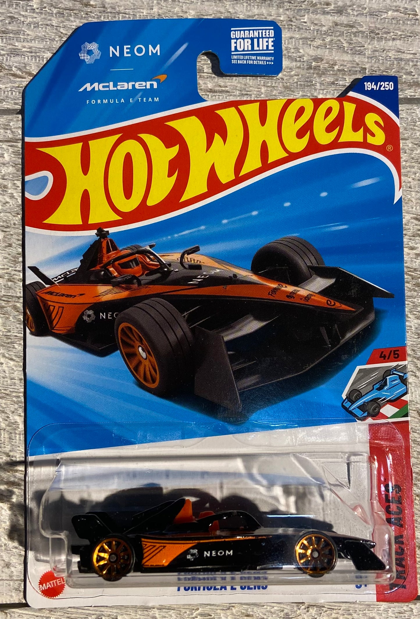 2025 Hot Wheels #194 Formula E Gen3 BLACK