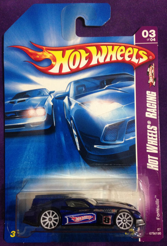 2007 Hot Wheels #79 Formul8r BLUE