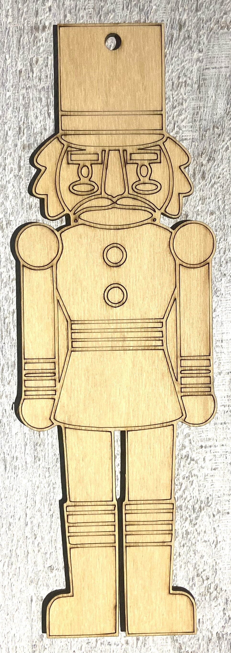 Ready to Paint Shape - 1/8" Birch - Nutcracker 1 - S201