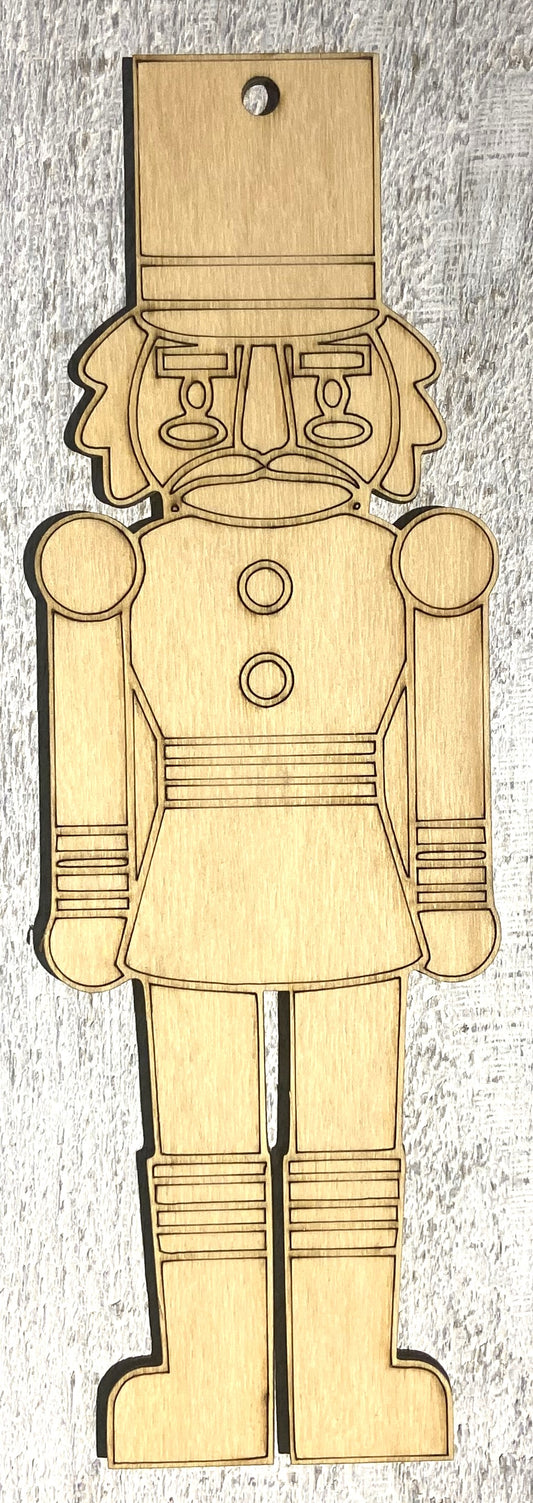Ready to Paint Shape - 1/8" Birch - Nutcracker 1 - S201