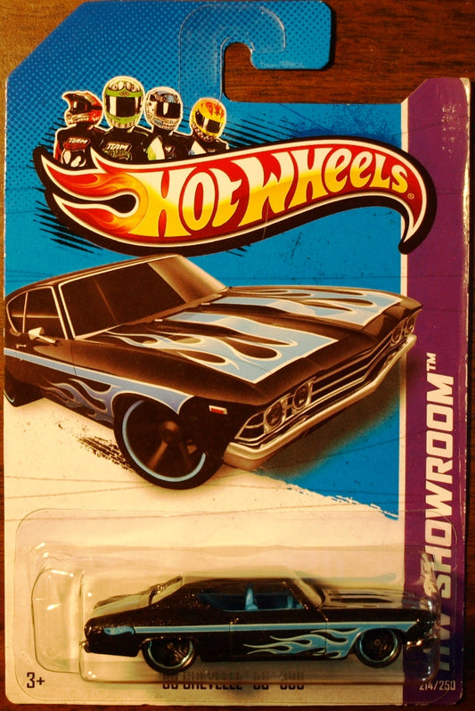 2013 Hot Wheels #214 69 Chevelle SS 396 BLACK