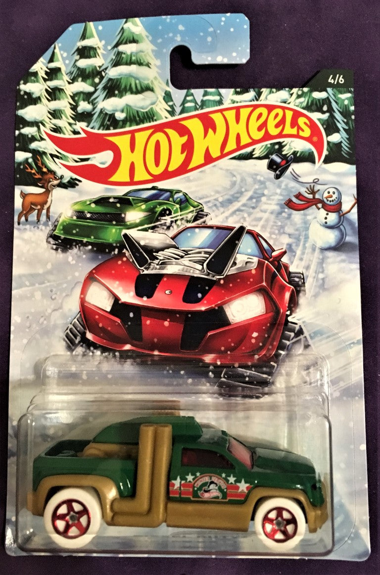 2017 Hot Wheels Holiday Hot Rods #4 Diesel Duty