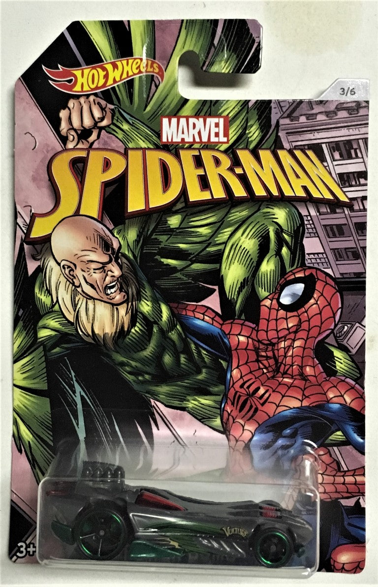 2017 Hot Wheels Spiderman #3 Power Bomb