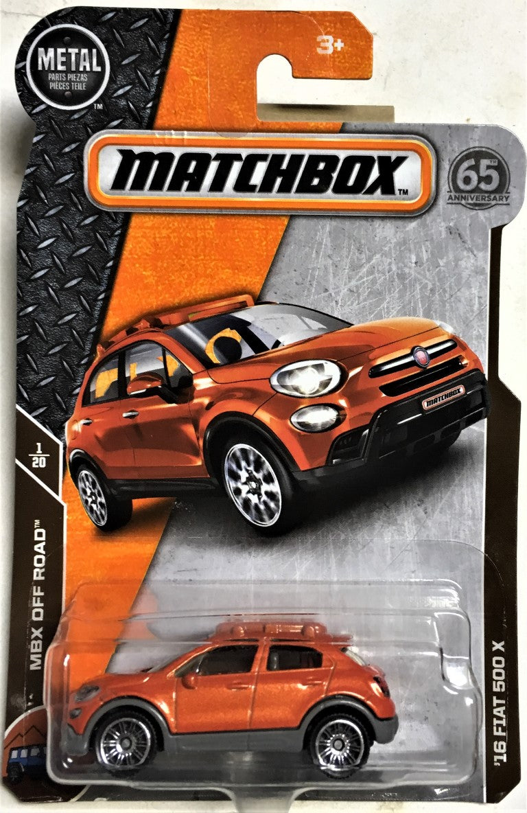 2018 Matchbox #12 16 Fiat 500 X