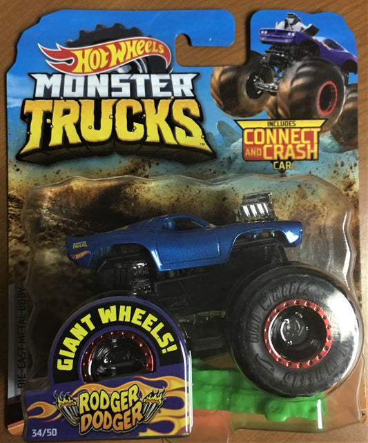 2019 Hot Wheels Monster Trucks #34 Rodger Dodger