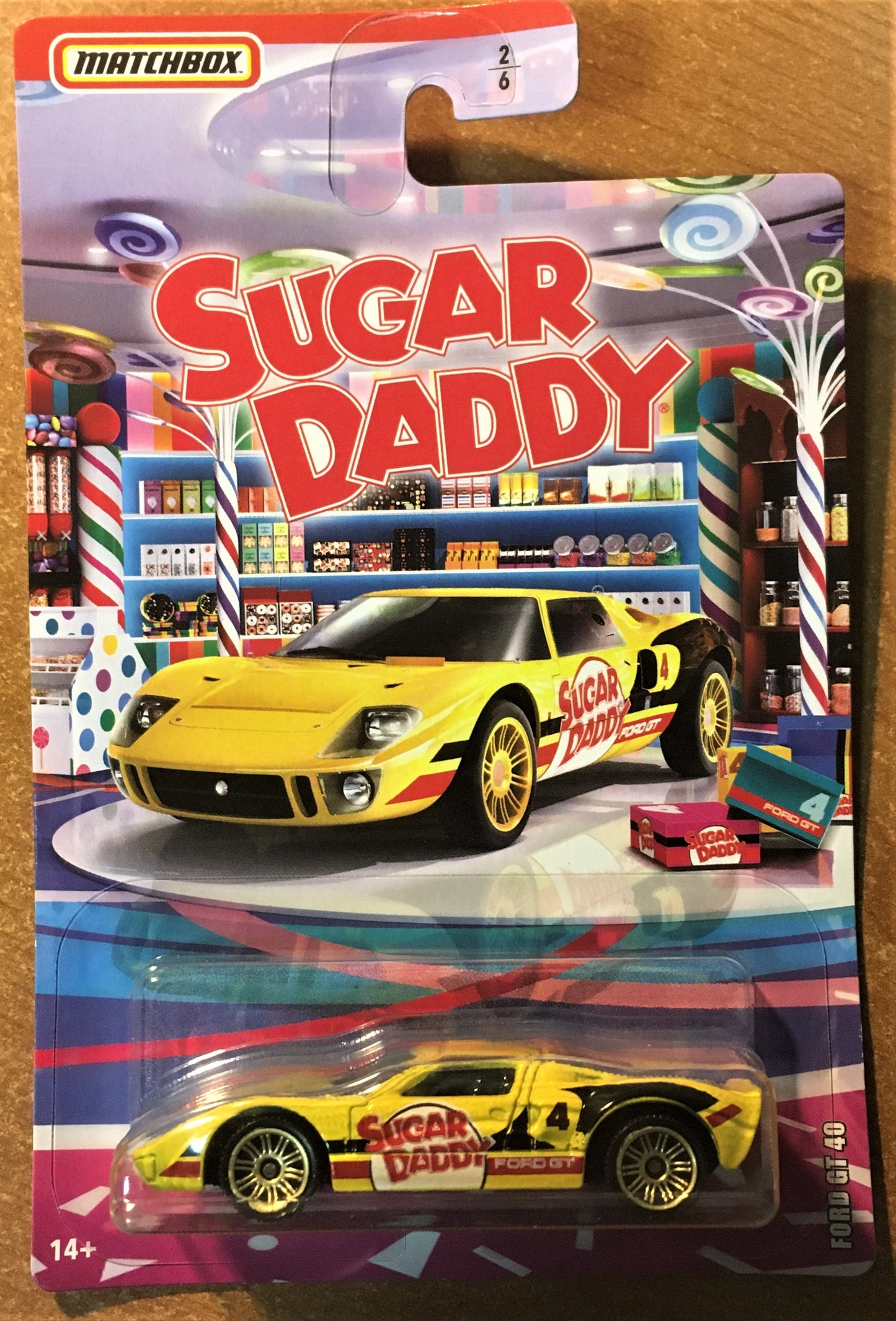2019 Matchbox Sweet Rides #2 Ford GT40 Sugar Daddy