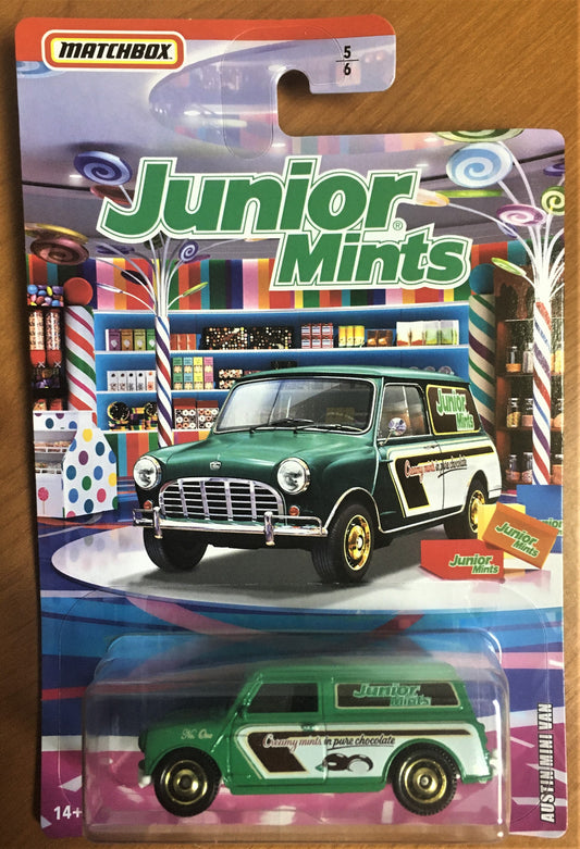 2019 Matchbox Sweet Rides #5 Austin Mini Van Junior Mints