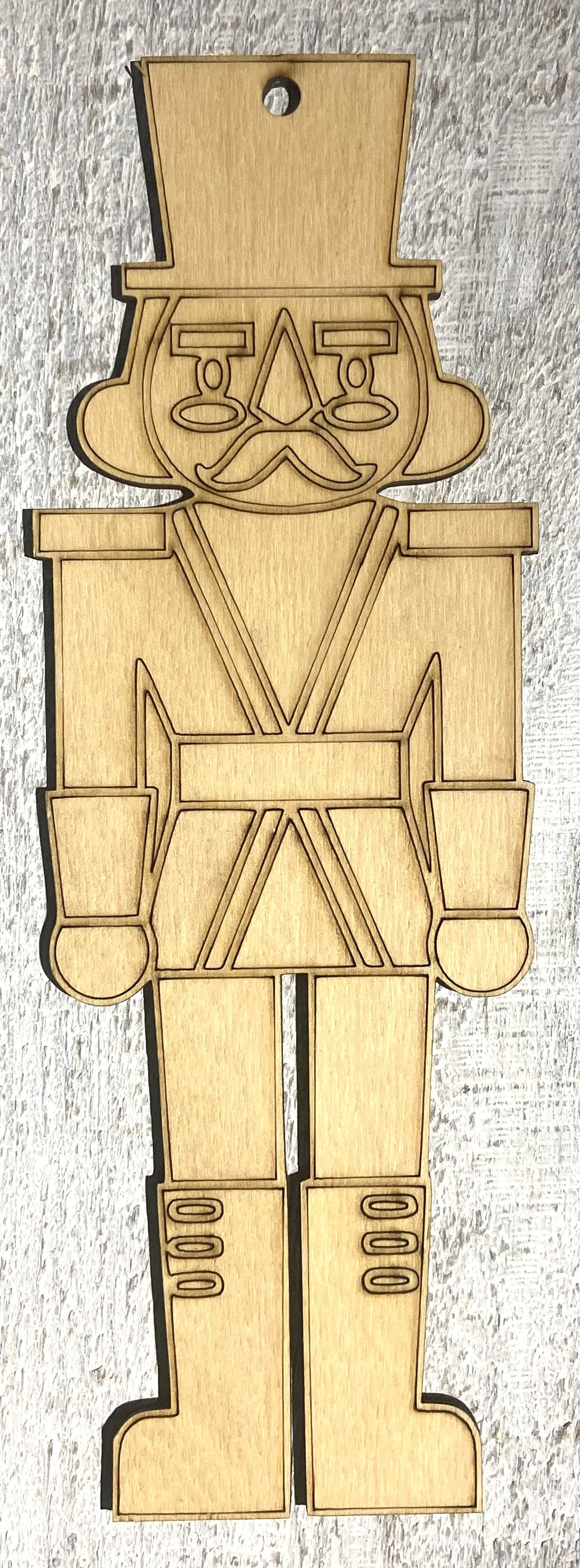 Ready to Paint Shape - 1/8" Birch - Nutcracker 2 - S202