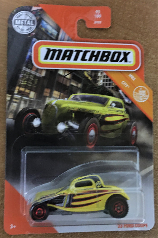 2020 Matchbox #95 33 Ford Coupe