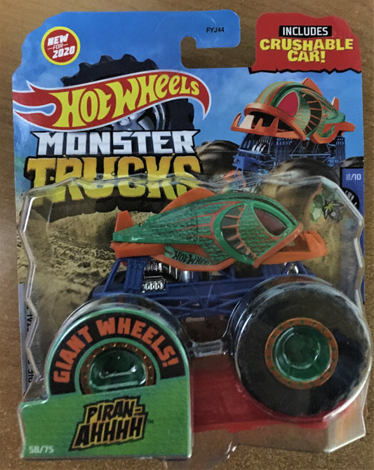 2020 Hot Wheels Monster Trucks #58 Piranahhh
