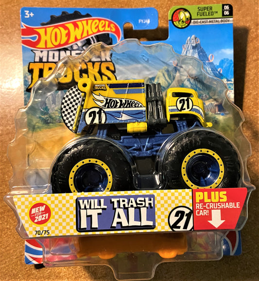 2021 Hot Wheels Monster Trucks #70 Will Trash It All