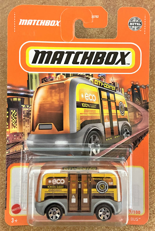 2022 Matchbox #37 MBX Self Driving Bus