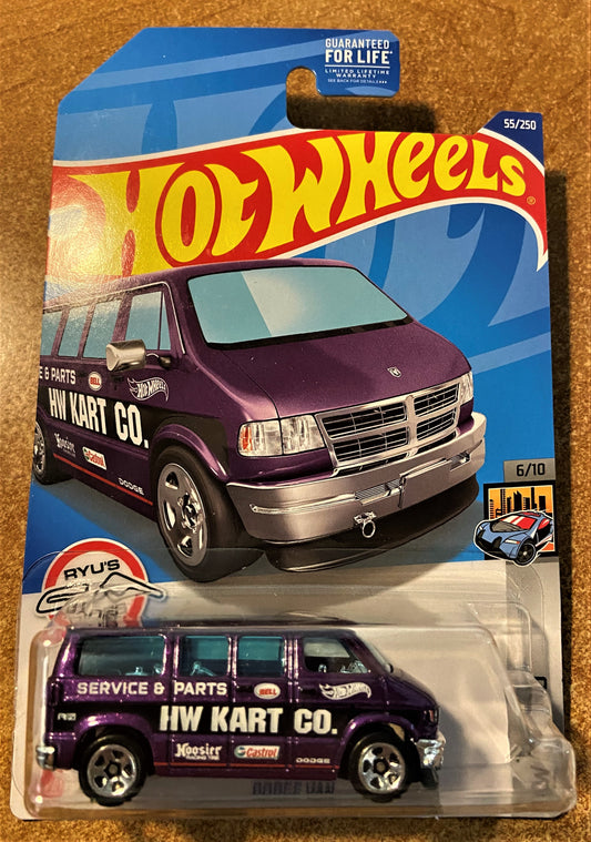 2022 Hot Wheels #55 Dodge Van PURPLE
