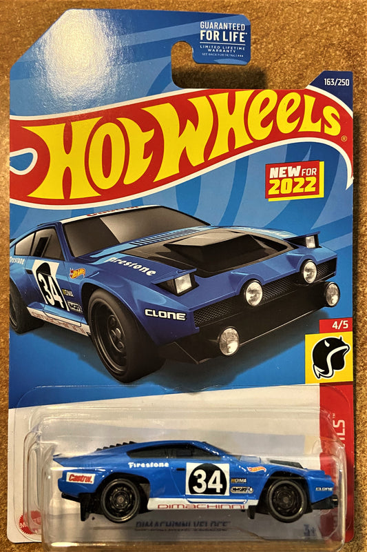2022 Hot Wheel #163 Dimachinni Veloce BLUE