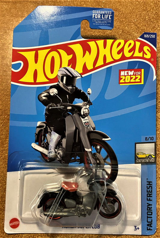 2022 Hot Wheel #169 Honda Super Cub BLACK