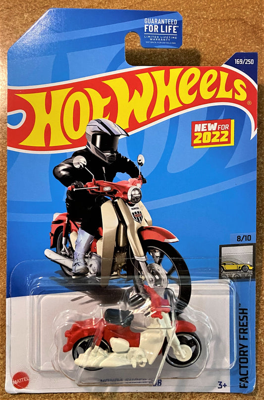 2022 Hot Wheel #169 Honda Super Cub WHITE