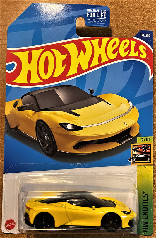 2022 Hot Wheel #171 Automobili Pininfarina Battista YELLOW