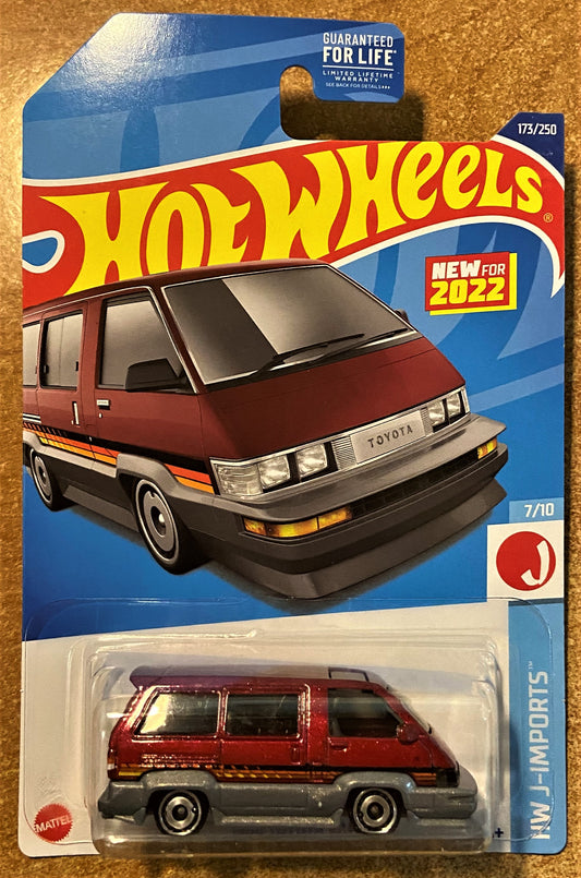 2022 Hot Wheel #173 1986 Toyota Van RED