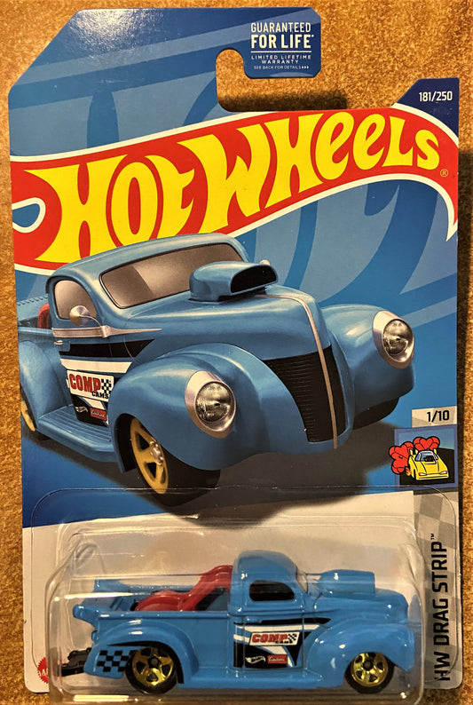 2022 Hot Wheel #181 40 Ford Pickup BLUE