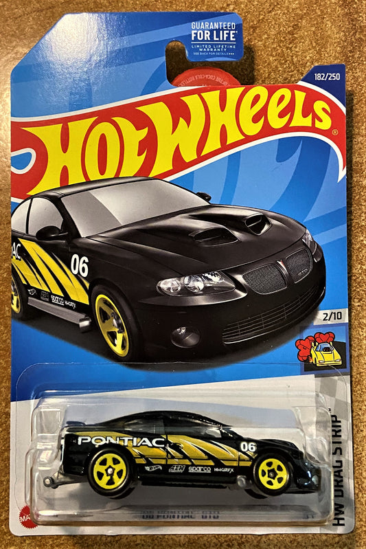 2022 Hot Wheel #182 06 Pontiac GTO BLACK