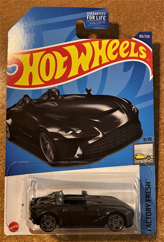 2022 Hot Wheel #183 Aston Martin V12 Speeder BLACK