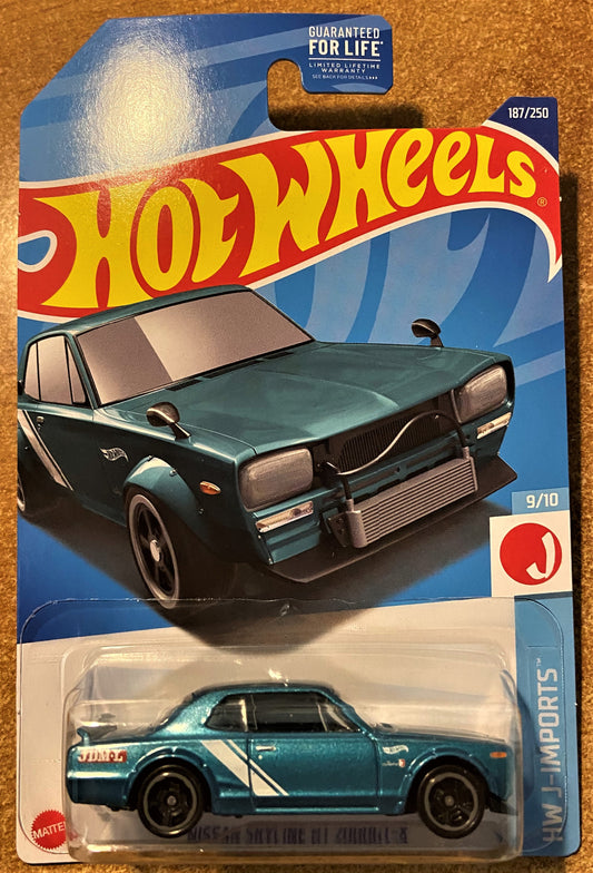 2022 Hot Wheel #187 Nissan Skyline HT 2000 GT-X GREEN