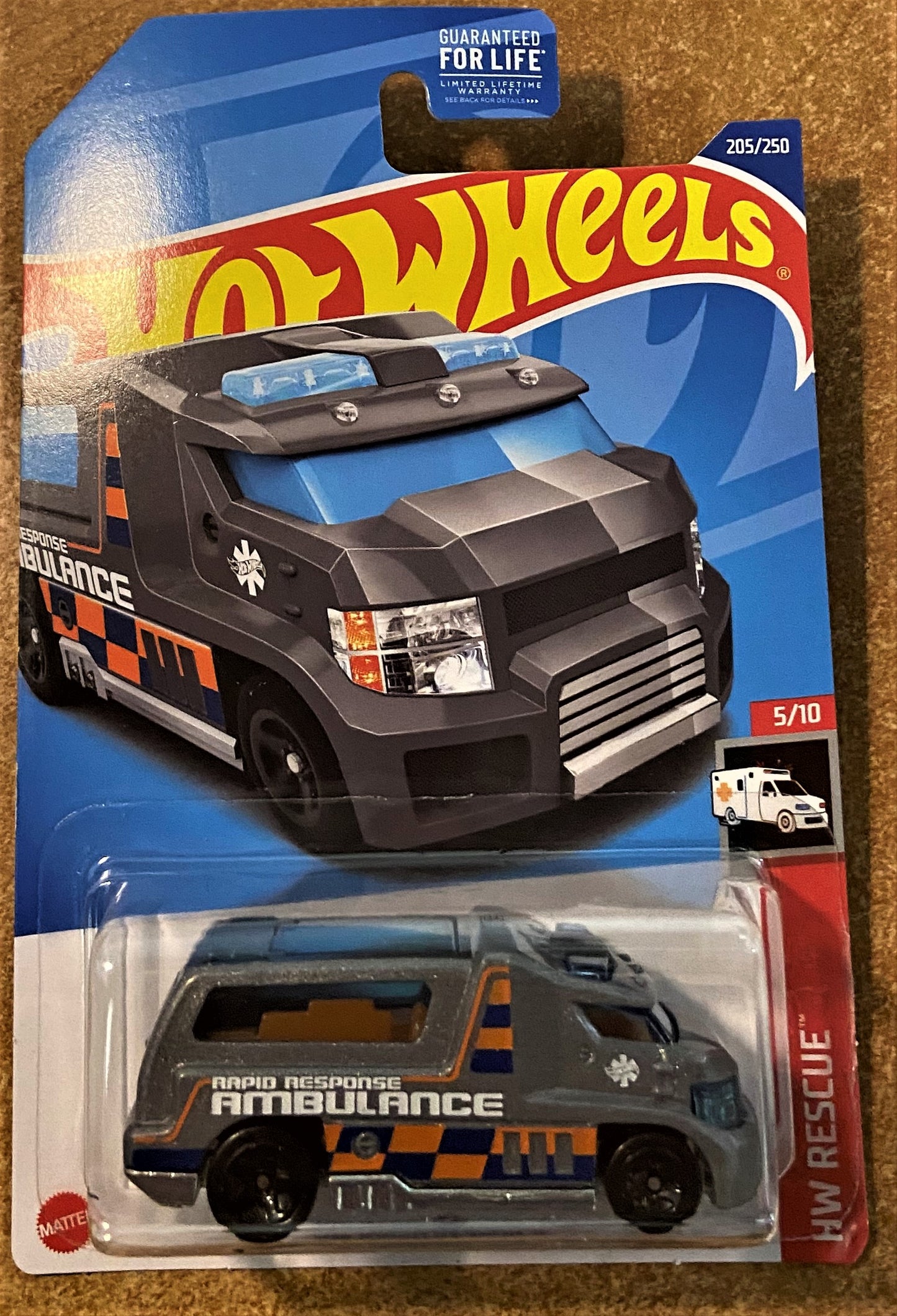 2022 Hot Wheel #205 HW Rapid Response GRAY