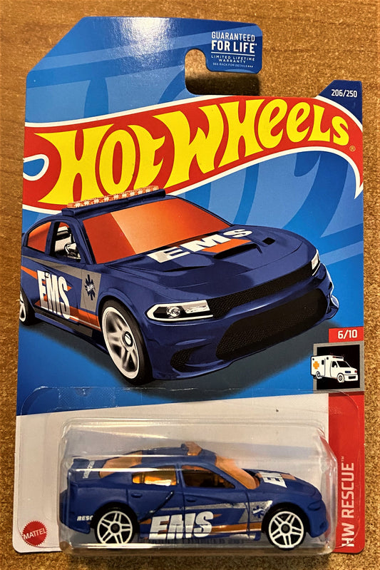 2022 Hot Wheel #206 15 Dodge Charger SRT BLUE