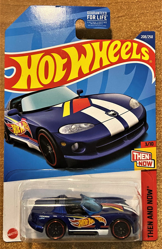 2022 Hot Wheel #208 Dodge Viper RT/10 BLUE
