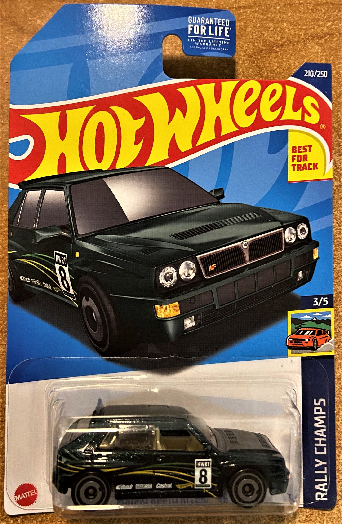 2022 Hot Wheel #210 Lancia Delta Intergrale GREEN