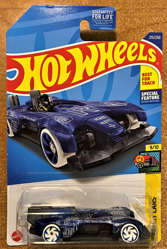2022 Hot Wheel #213 ELectro Silhouette BLUE