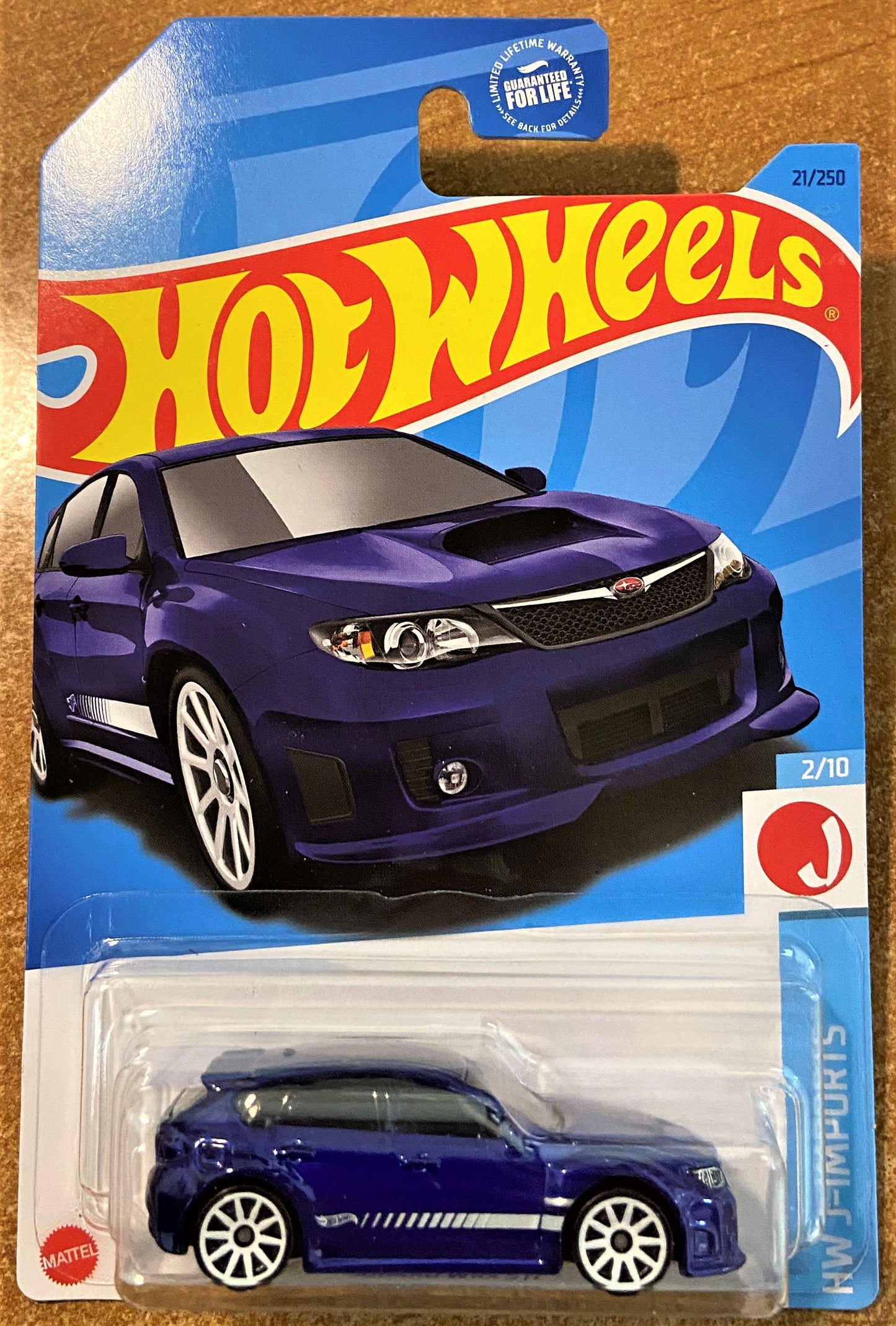 2023 Hot Wheels #21 Subaru WRX Sti BLUE